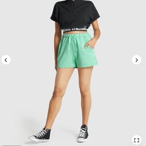 Gymshark Recess shorts in light green